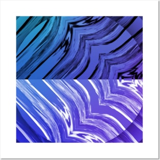 Purpe Ombre Zebra Stripes Animal Prints Posters and Art